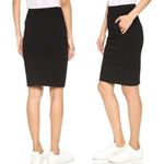 Diane Von Furstenberg ‎ Pencil Skirt Size 2 Black New Keto NWOT Photo 3