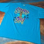 Vintage 90s Scooby Doo paw prints Tee shirt Adult 2XL Smart Alecs brand Blue Size 2X Photo 0