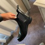 Time And Tru Black glossy rain boots Photo 2