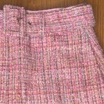 Lovers + Friends  REVOLVE Amira Notched Front Tweed Mini Skirt‎ Belt Pink Size XS Photo 8