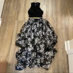 Blondie Nites  Two Piece Caged Top & Floral Skirt Dress Size 1‎ Photo 2