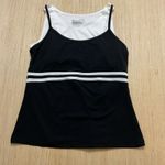 Tek Gear  Women’s XL Black White Tank Top Wicking Performance Athletic New Photo 0