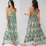 Natural Life  Bohemian Retro 70s Floral Child Elizabeth Maxi Dress Sundress Small Photo 1