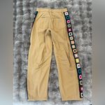 Custom crochet panel jeans size XS Tan Photo 3
