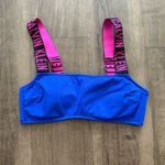 Brand New Blue   Bikini Top with Calvin Klein Strap detailing Photo 1