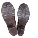 Lucky Brand Joss Brown Leather Block Heel Lace Up High Heeled Boots Size 10 Photo 7