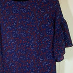 Tommy Hilfiger  Cottage Blouse Top Women's Small Sheer Lined Bell Sleeve Office‎ Photo 0