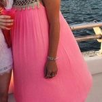 Lilly Pulitzer Pink And Gold Foley Dress Photo 0