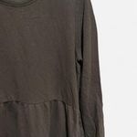 Time and Tru Black long sleeve tiered with ruffle hem dress Size L Photo 5