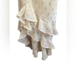 NWT HER Destiny Woman Ruffle High Low Hem Slip Midi Dress Polka Dot 2X Party Photo 4