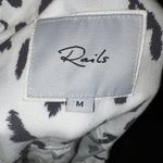 Rails  Rocsi Ivory Cheetah Print Long Sleeve Button Up Shirt Medium Photo 6