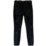 Current/Elliott High Waist Stiletto Star Print Black Jean Pant- Size 28 Photo 1