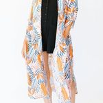 Smash + Tess Out of Office Duster Size Small NWT Tahiti Sunrise Coverup Photo 3