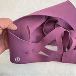 Lululemon  Laser Focused‎ Sports Bra Vintage Plum Purple Medium Support 12B/c Photo 8