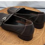 Etienne Aigner  'JULES' Classic Brown Leather Buckle Loafers Women's Size 7 Photo 7