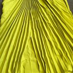 Vintage Style Olive Green Pleated Halter Dress with Center Knot Design Fit S/XS Photo 6