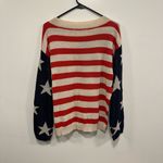 Nordstrom USA American flag Patriotic Stars and Stripes knit Sweater Size Medium Photo 7