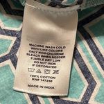 Simply Southern  Collection small women's 3/4 sleeve blouse blue, pink geometric Photo 6