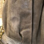 Badgley Mischka  'Little Melanie' Leather Crossbody Gray Leather Photo 2