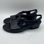 SAS Women's Suntimer Black Leather Hook & loop strap Tripad Comfort Sandals 8M Size 8 Photo 1