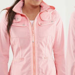 Lululemon $178 02/2013 PRE-OWNED  Bleached Coral Out And About Jacket w/ Hood 4 Photo 0