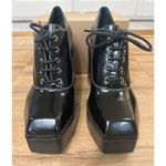 Gianni Bini GB City Girl Oxford Platform Patent Lace Up Pumps Black Size 10 NWOB Photo 5