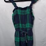 Aerie  plaid holiday winter PJ flannel romper-size small-new with tags Photo 2