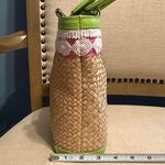 Lilly Pulitzer Straw and Cotton Woven Small Tote Photo 9