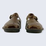 Alegria Shiny Bronze Brown Patent Leather Buckle Slide Mule ALG-126 35 5 5.5 Photo 1