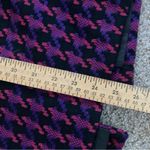 Talbots  Pink Purple Wool Blend Houndstooth Textured Pencil Skirt 18W Office Photo 6