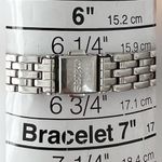 Seiko  Solar Luxury Ladies Watch Black Rectangular Dial Stainless Bracelet Photo 12