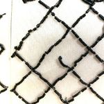 Jolene Mermaid Chiffon Beaded Rhinestone Prom Gown Black Ivory Pageant Size M Size M Photo 9