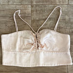 ZARA Champagne Satin Top Photo 0