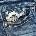 Maurice's Maurice’s Premium Embroidered Denim Capri Jeans Size 15/16 #194 Photo 1