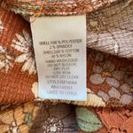 Faith and joy  Orange Floral Print Short Sleeve Blouse Photo 8