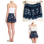 Raga  Indigo Blue Luisa Ruffle Mini Skirt M Photo 1