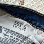 Levi's Levi’s 501 Skinny Blue High Rise Cropped Jeans Women’s Size 32 x 28 Photo 7