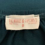 Rainbow & Cupcakes Green Crochet Trim Off Shoulder Top Green Photo 9