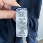 FAHERTY Sunwashed Pique Polo Dress Navy Blue Size Large Preppy Summer Classy Photo 5