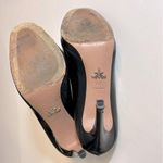 Prada Saffiano Black Leather Pumps Size 39.5 or 9.5 Photo 6