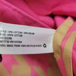 Isaac Mizrahi Target 20th Anniversary Womens Trench Coat XS Pink Tan Houndstooth Photo 8