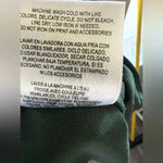 Wrangler  retro Hunter Paisley knee length hunter green sheer flowy dress women’s Photo 4