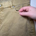 J. McLaughlin Womens Khaki Mustard Yellow Pants Size 31 Slim Fit Photo 8