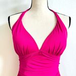 Ralph Lauren Lauren Orchid Pink Halter Ruched Tankini Top Women's 4 NWOT Photo 2