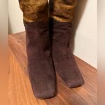 St. John Brown and Tan Heeled Boots Photo 1