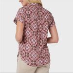 Liverpool NWT  rolled sleeve abstract blouse xs Photo 8