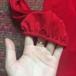 EXPRESS  RED LACE UP TUNIC DRESS Photo 4