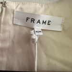 frame denim NEW Frame Tie Neck Beige Mini Dress Photo 4