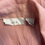 Apt. 9 Vintage  Pink Frilly Blouse size Large Bell Sleeve Cutesy Cottagecore Photo 3