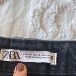 ZARA Gray Straight Leg Jeans Photo 1